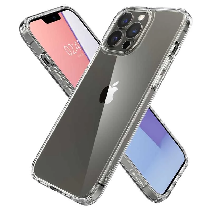 Dėklas Spigen Crystal Hybrid, crystal clear - iPhone 13 Pro Max