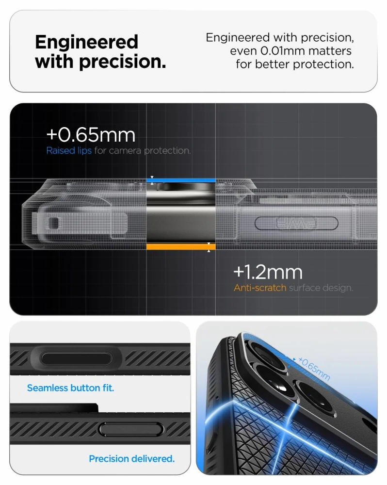 Dėklas SPIGEN case LIQUID AIR for IPHONE 17 Pro/ 18 Pro matte juodas