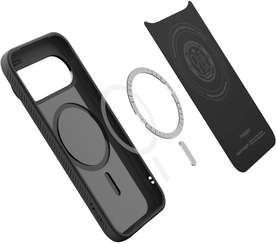 Dėklas SPIGEN LIQUID AIR MAG MAGSAFE GOOGLE PIXEL 11 PRO MATINIS Juodas