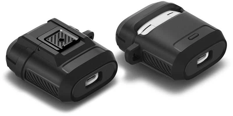 Spigen „Lock Fit“, matinės juodos spalvos – „Google Pixel Buds 2a“