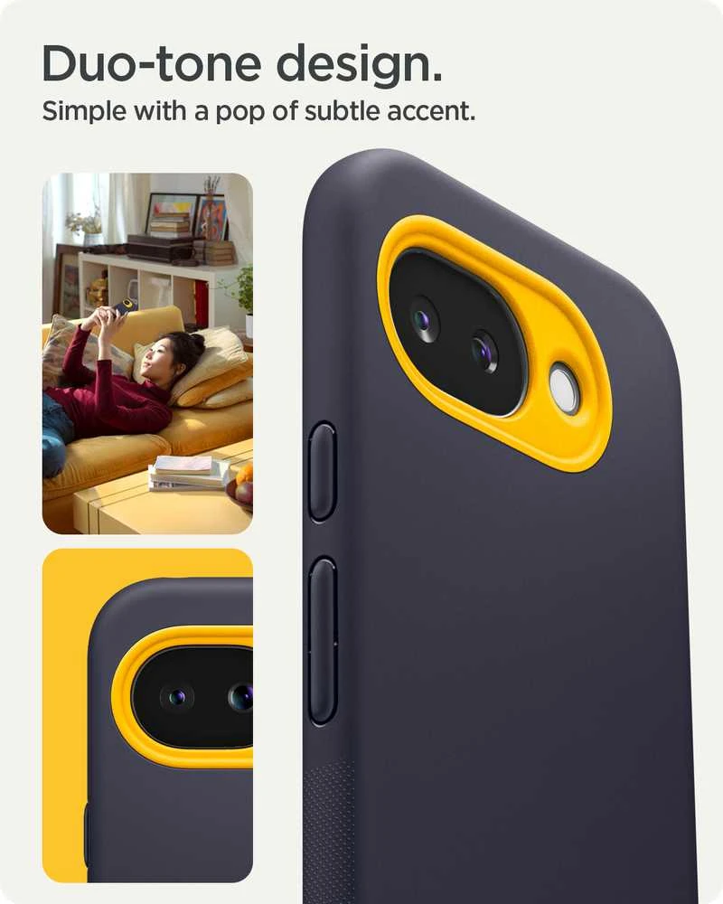 Dėklas „Spigen Nano Pop MagSafe“, mėlynių ir tamsiai mėlynas – „Google Pixel 10a“