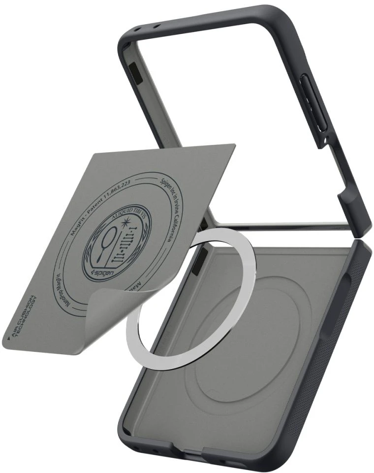 Dėklas SPIGEN NANO POP MAGSAFE GALAXY Z FLIP 8 Juodas (Juodas SESAME)
