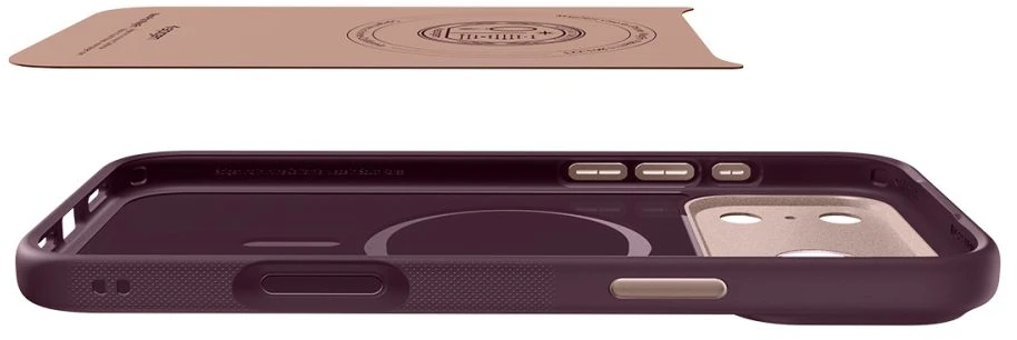Dėklas Spigen Nano Pop MagSafe iPhone 17 Pro / 18 Pro BURGUNDY BEAN