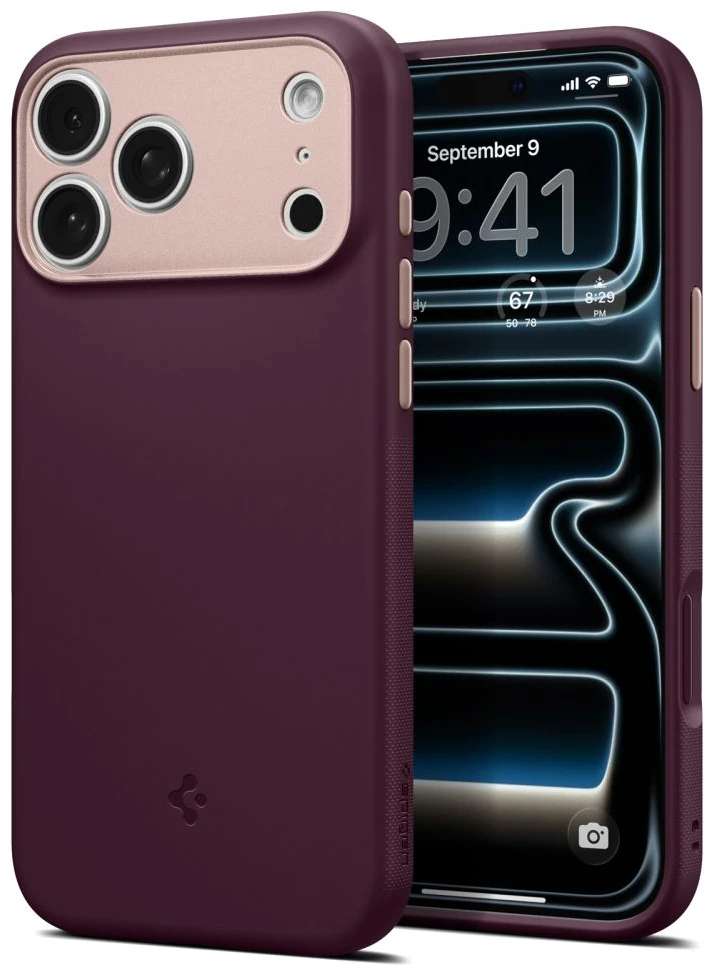 Dėklas Spigen Nano Pop MagSafe iPhone 17 Pro / 18 Pro BURGUNDY BEAN