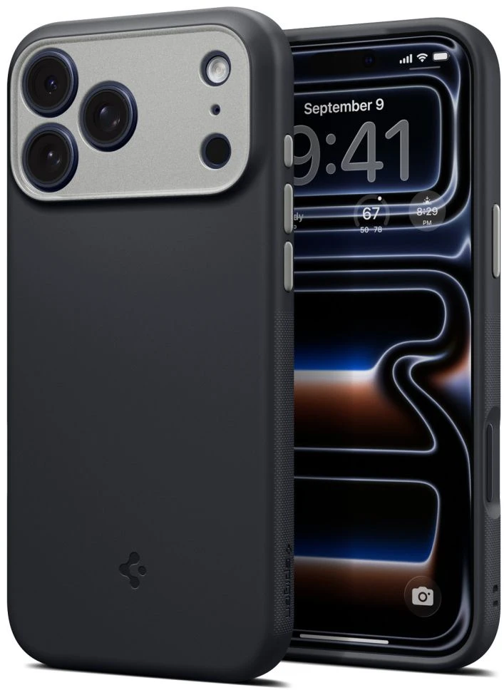 Dėklas Spigen Nano Pop MagSafe iPhone 17 Pro / 18 Pro Juodas SESAME