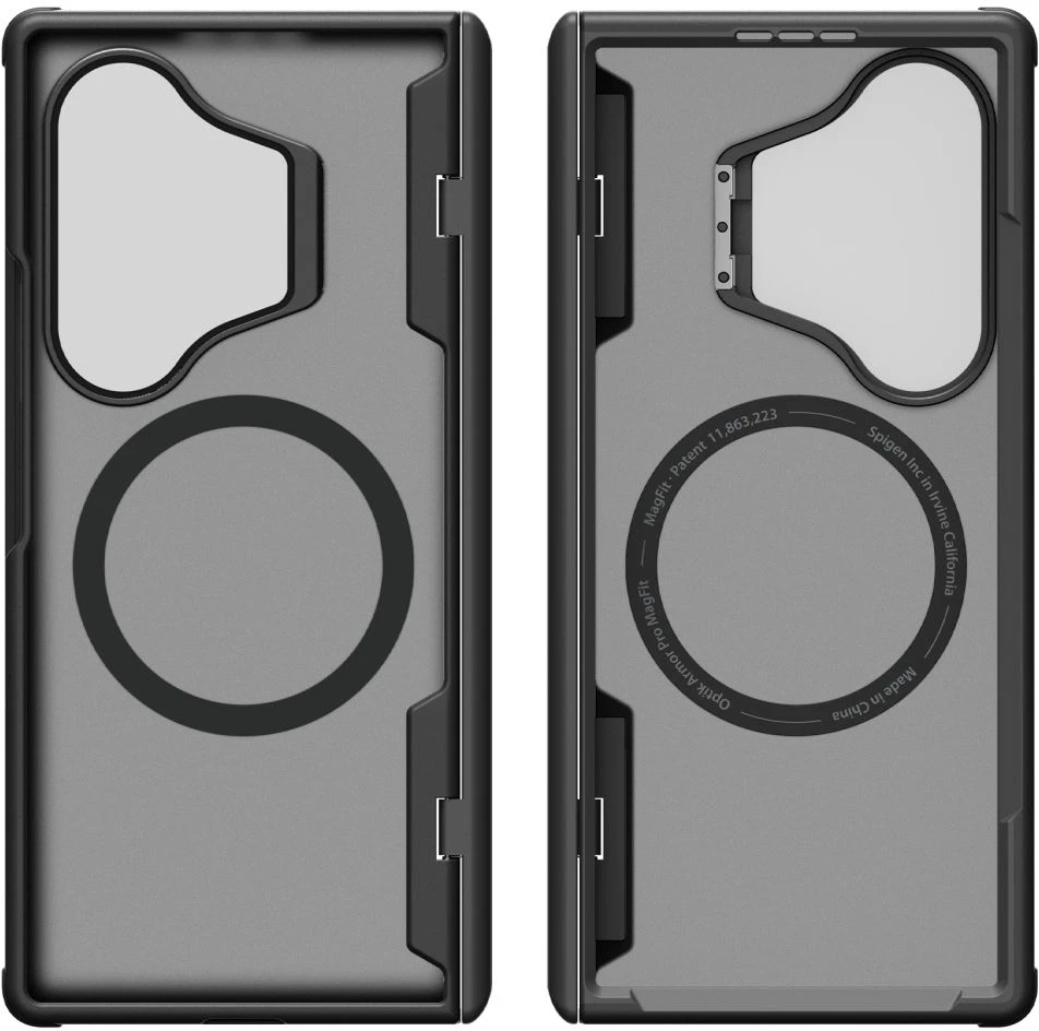 Dėklas SPIGEN OPTIK ARMOR PRO MAGSAFE GALAXY Z FOLD 8 ULTRA Juodas
