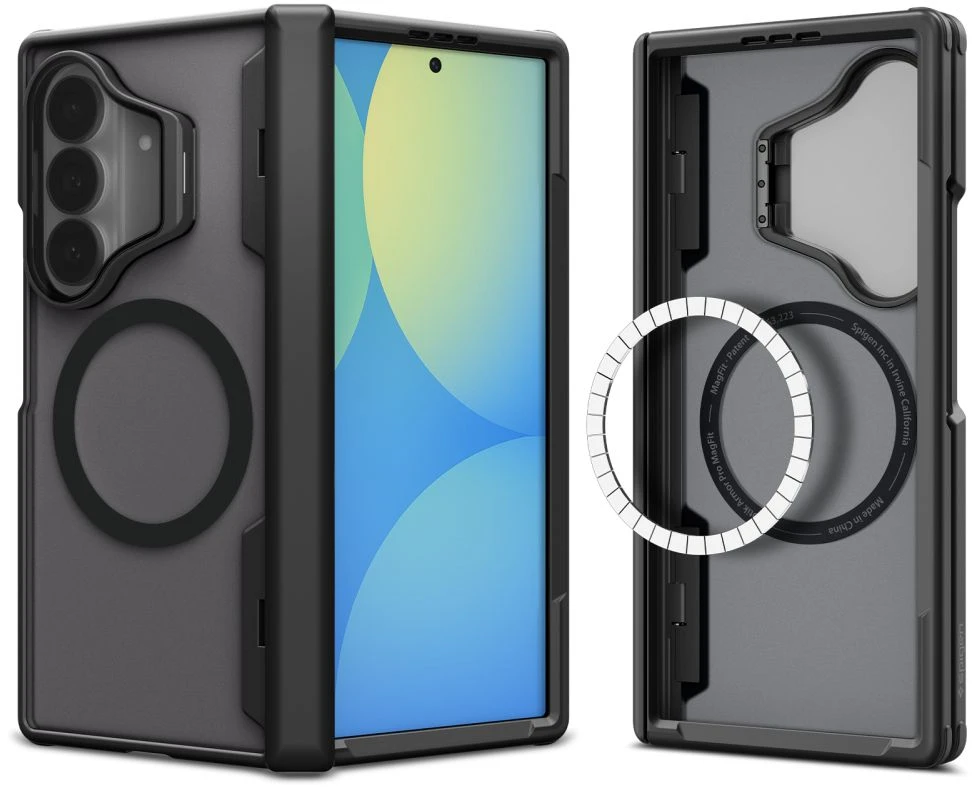 Dėklas SPIGEN OPTIK ARMOR PRO MAGSAFE GALAXY Z FOLD 8 ULTRA Juodas