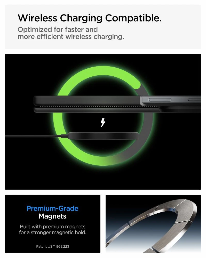Dėklas SPIGEN OPTIK ARMOR PRO MAGSAFE GALAXY Z FOLD 8 ULTRA Juodas