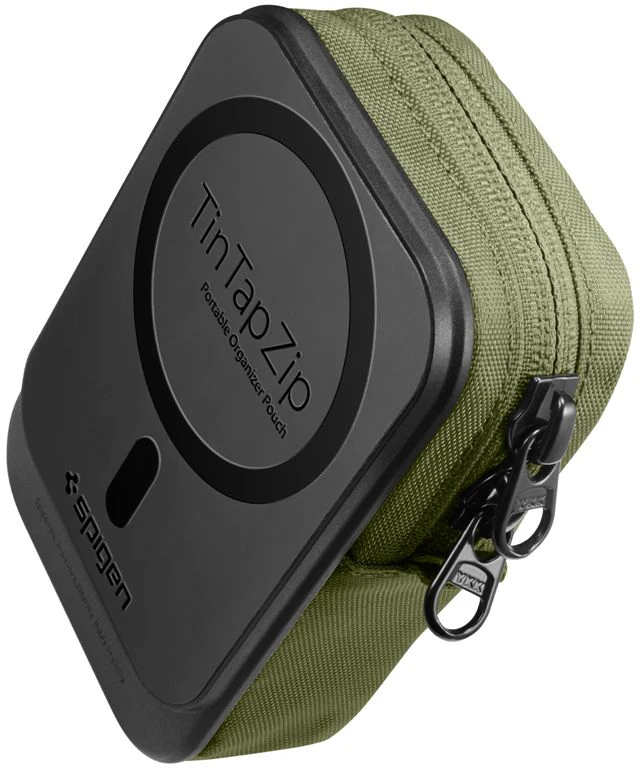 Spigen Portable Organizer Pouch TintapZip MagSafe, olive žalias