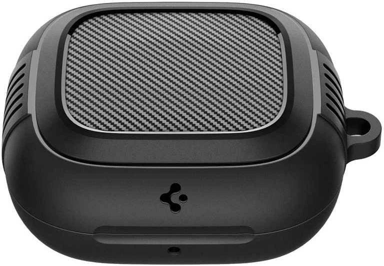Spigen „Rugged Armor“, matinės juodos spalvos – „Apple Powerbeats Pro 2“
