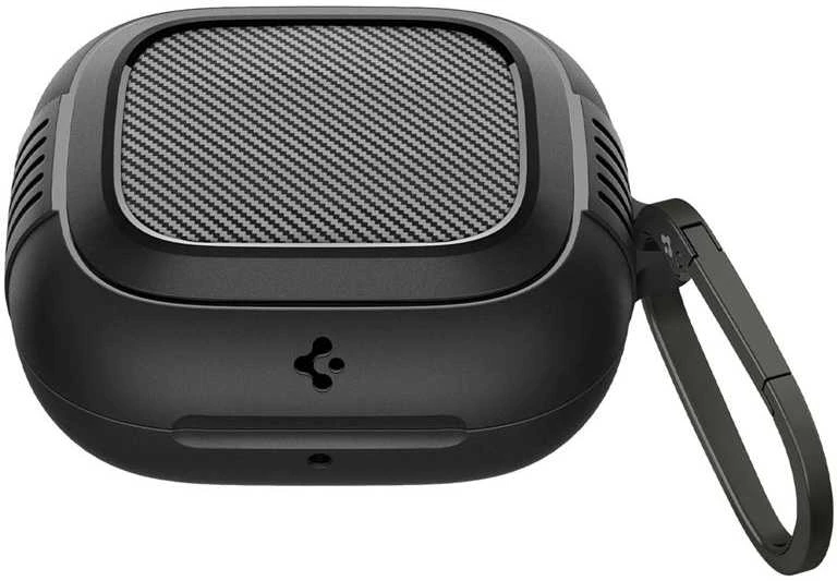 Spigen „Rugged Armor“, matinės juodos spalvos – „Apple Powerbeats Pro 2“
