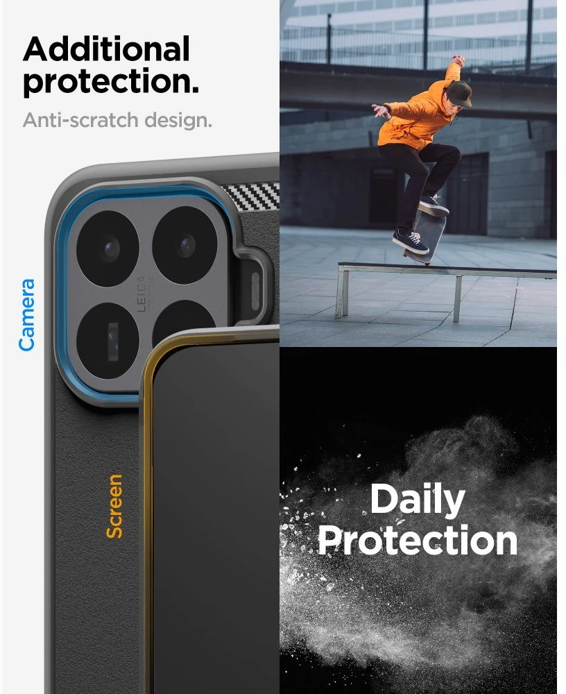 Dėklas SPIGEN RUGGED ARMOR XIAOMI 17T MATINIS Juodas
