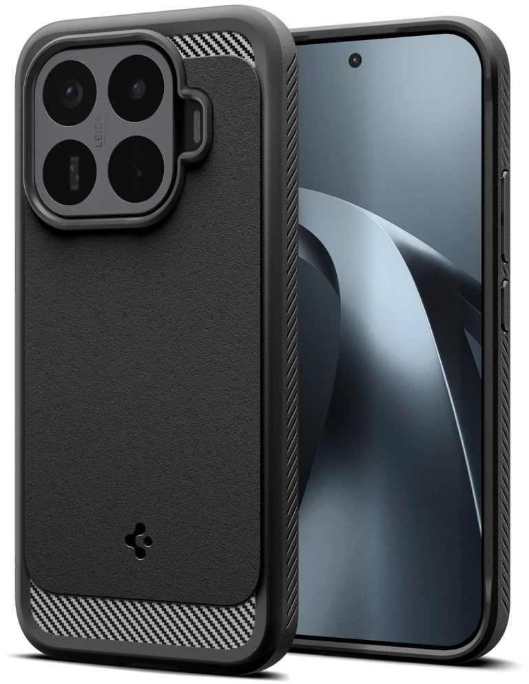 Dėklas SPIGEN RUGGED ARMOR XIAOMI 17T PRO MATINIS Juodas