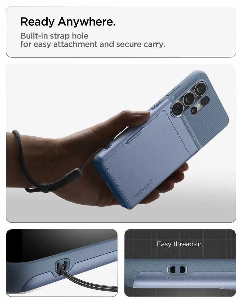 Dėklas „Spigen Slim Armor CS“, šviesus mėlynas - „Samsung Galaxy S26 Ultra“