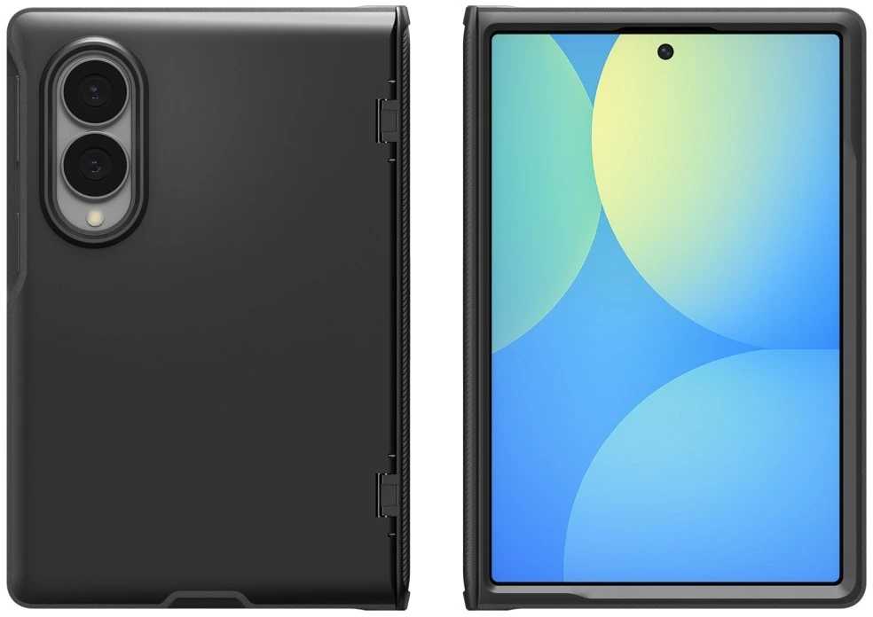 Dėklas Spigen Slim Armor Pro Mag MagSafe skirtas Samsung Galaxy Z Fold8 juodos spalvos