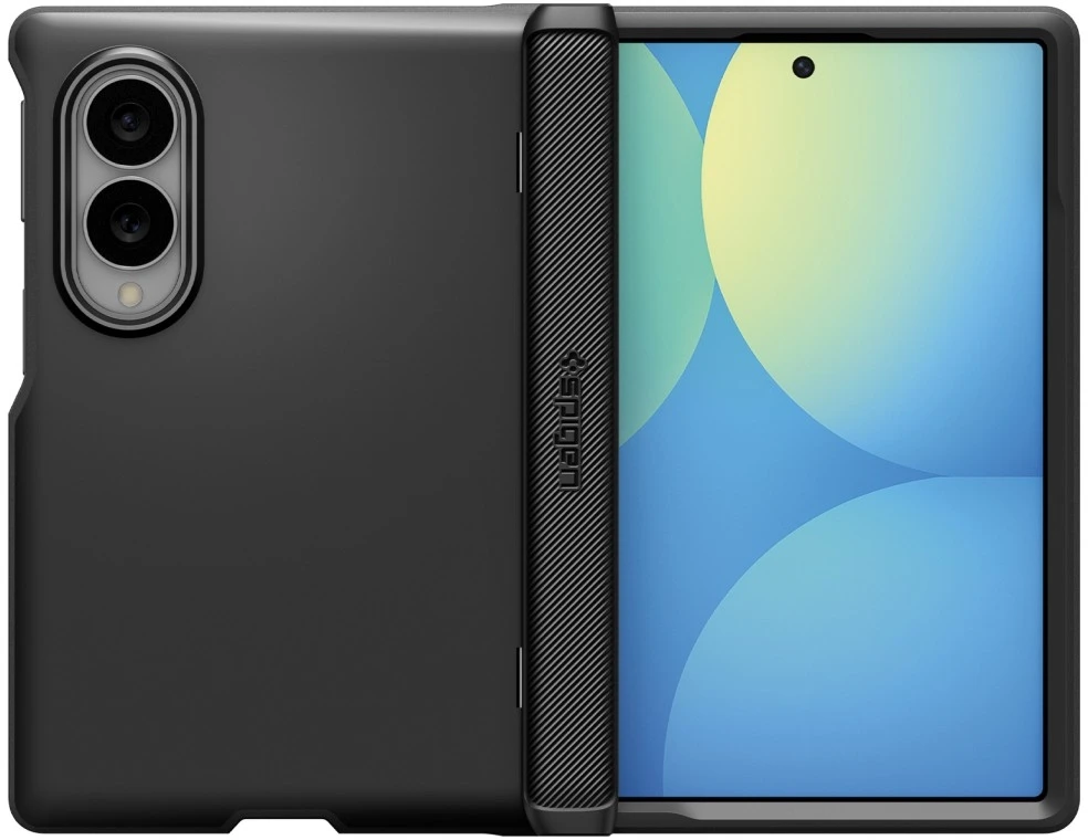 Dėklas Spigen Slim Armor Pro Mag MagSafe skirtas Samsung Galaxy Z Fold8 juodos spalvos