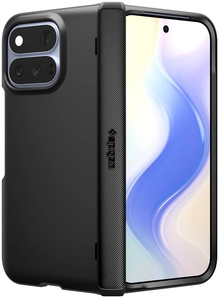Dėklas Spigen Slim Armor Pro MagSafe, juodas – Google Pixel 11 Pro Fold