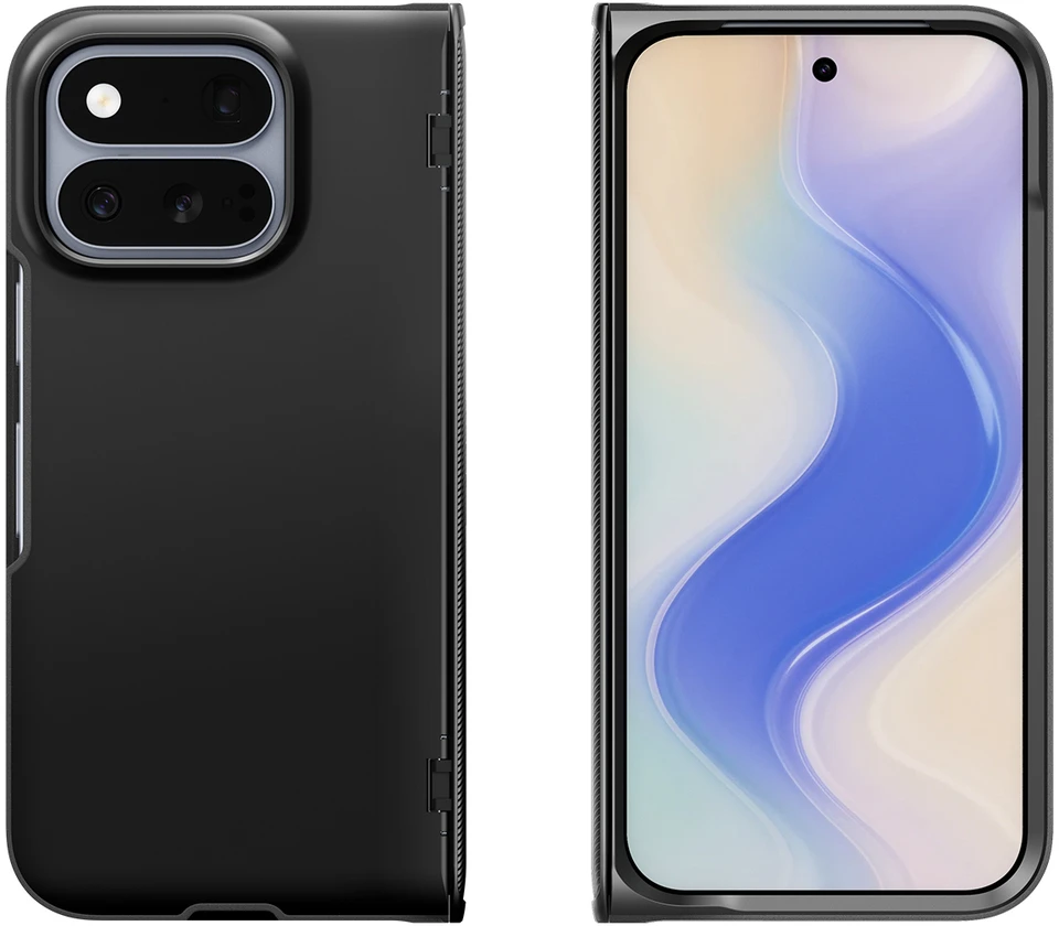 Dėklas Spigen Slim Armor Pro MagSafe, juodas – Google Pixel 11 Pro Fold