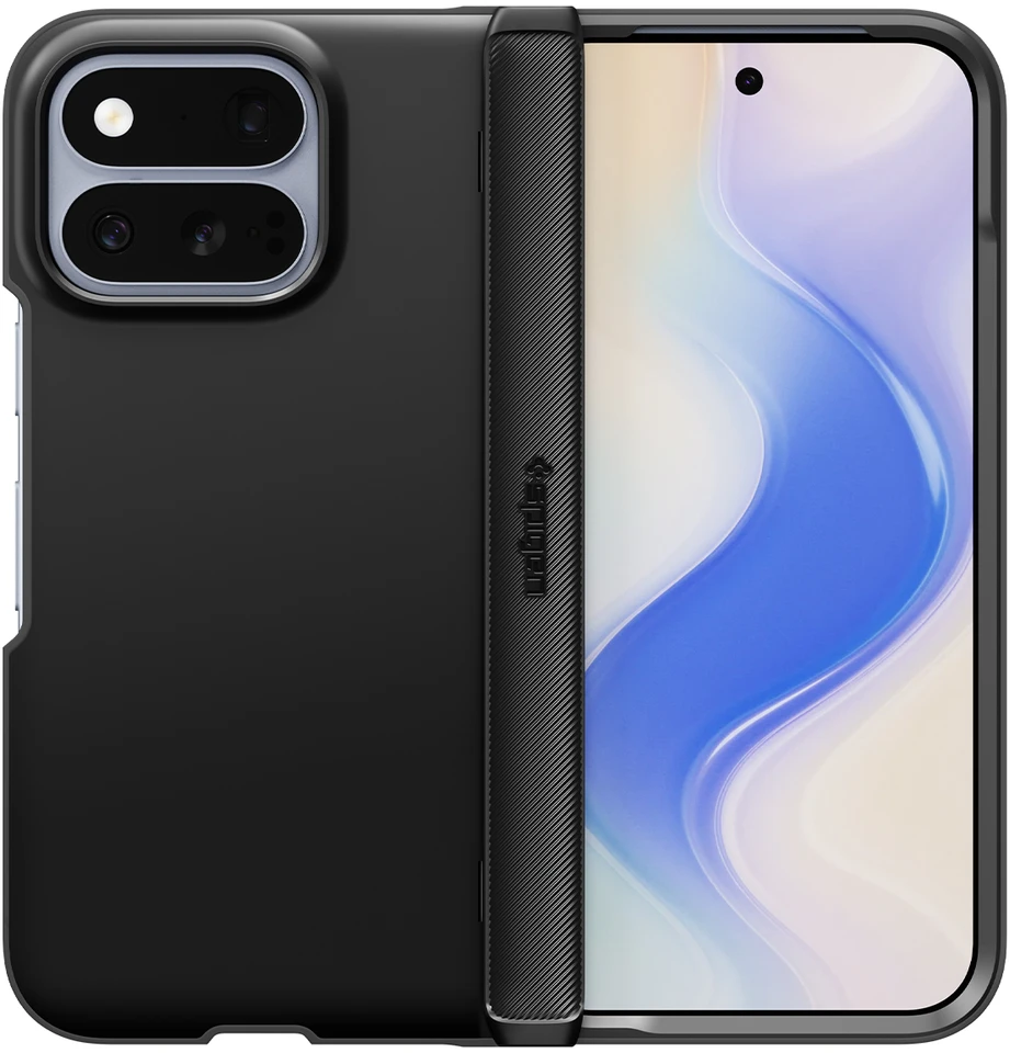 Dėklas Spigen Slim Armor Pro MagSafe, juodas – Google Pixel 11 Pro Fold