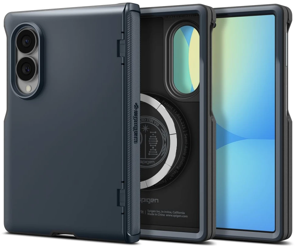 Dėklas Spigen SLIM ARMOR PRO MagSafe Samsung Galaxy Z FOLD 8 METAL SLATE
