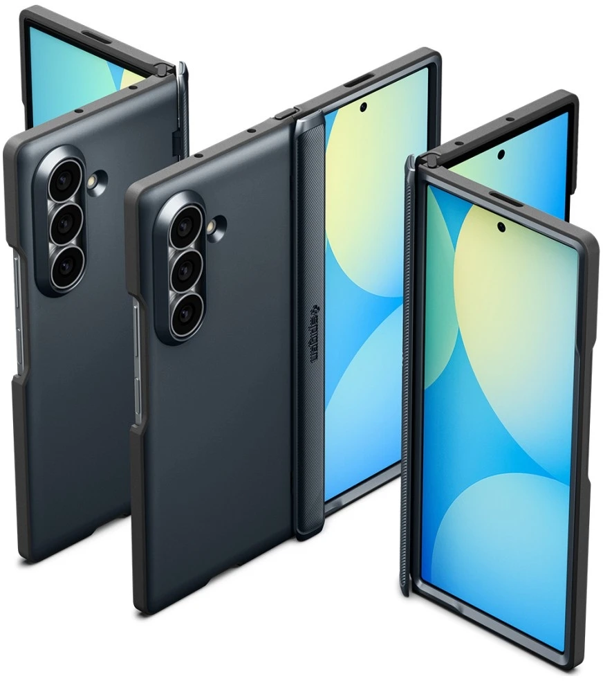 Dėklas Spigen Slim Armor Pro MagSafe skirtas Samsung Galaxy Z Fold8 Ultra metal slate