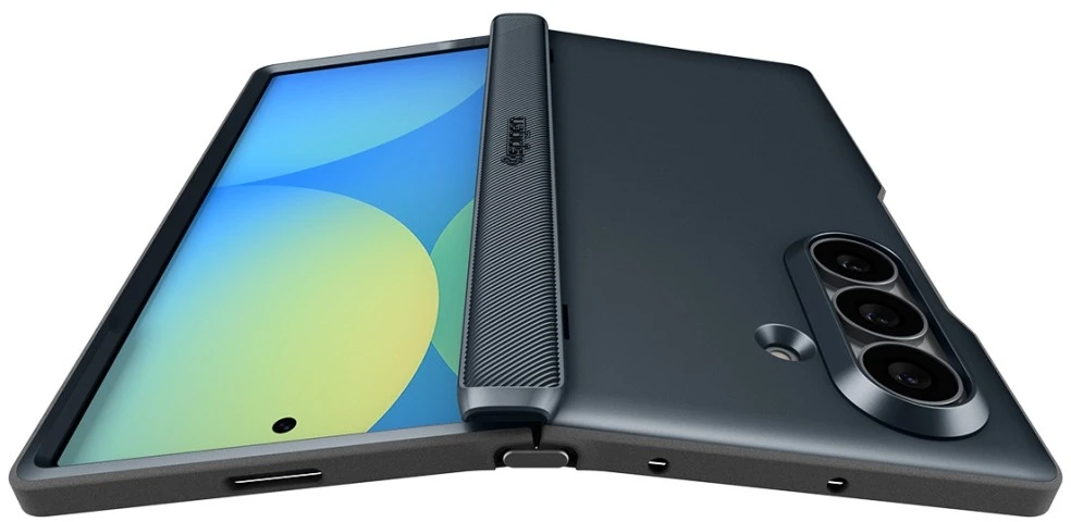 Dėklas Spigen Slim Armor Pro MagSafe skirtas Samsung Galaxy Z Fold8 Ultra metal slate