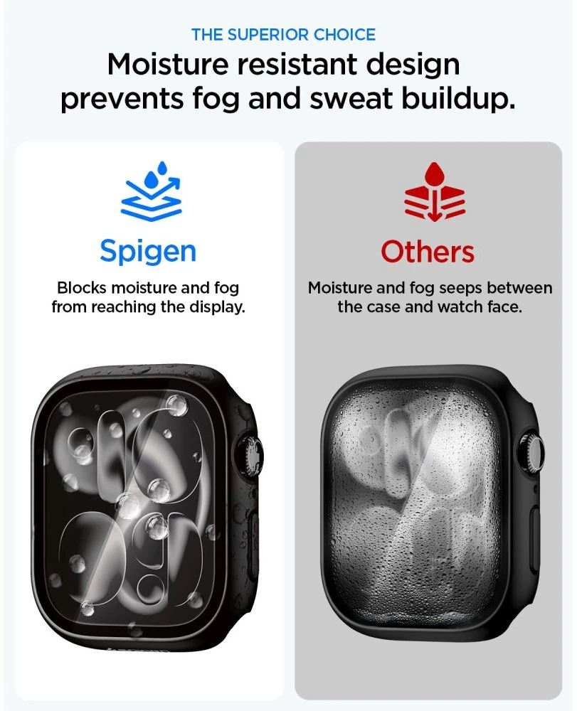 SPIGEN THIN FIT 360 WATCH 10 / 11 (46 MM) Juodas