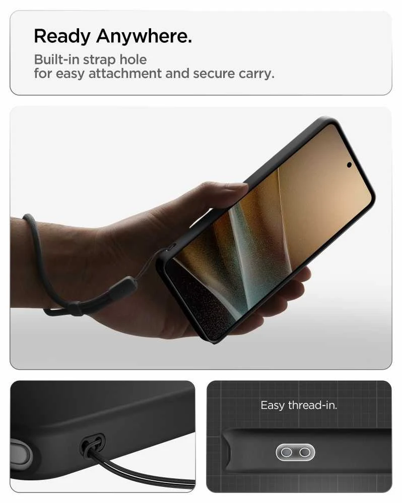 Dėklas Spigen THIN FIT MAG MagSafe Samsung Galaxy S26 Ultra juodos spalvos