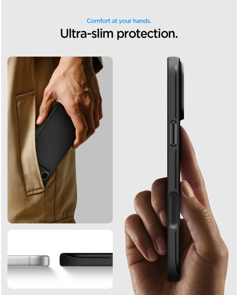 Dėklas Spigen Thin Fit MagSafe iPhone 17 Pro Max / 18 Pro Max ABYSS Žalias