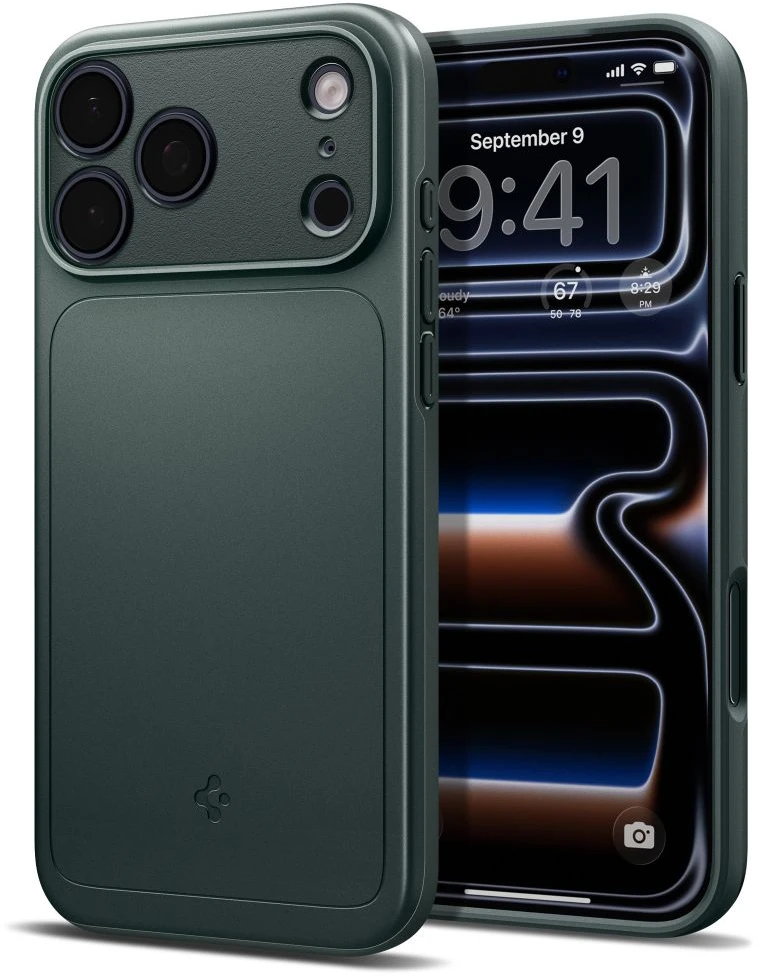 Dėklas Spigen Thin Fit MagSafe iPhone 17 Pro Max / 18 Pro Max ABYSS Žalias