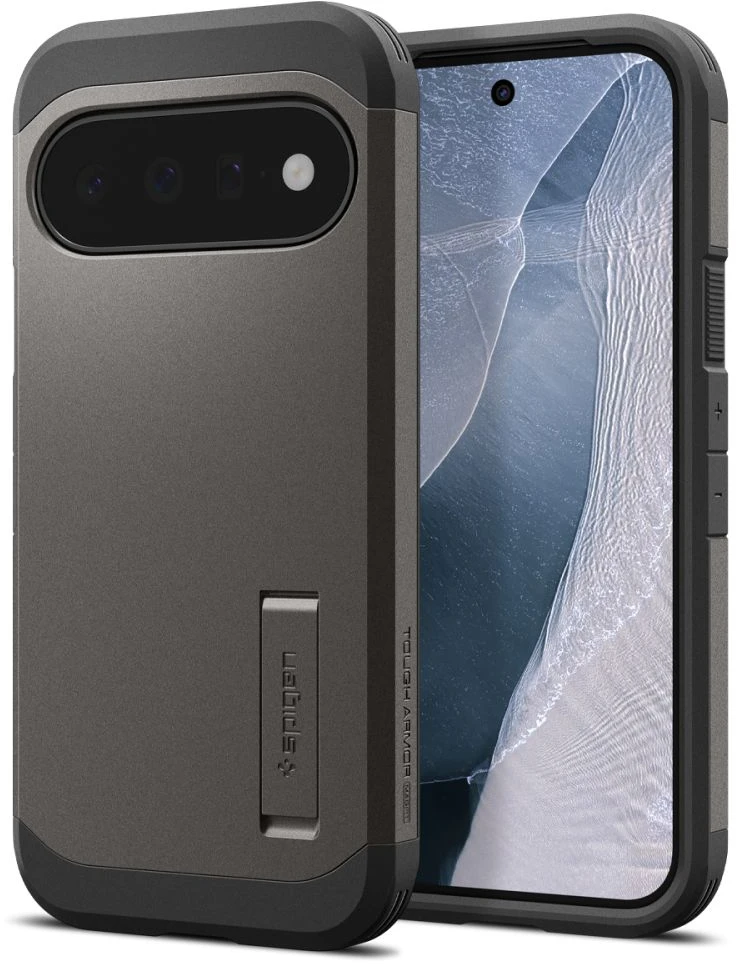 Dėklas SPIGEN TOUGH ARMOR MAG MAGSAFE GOOGLE PIXEL 11 GUNMETAL