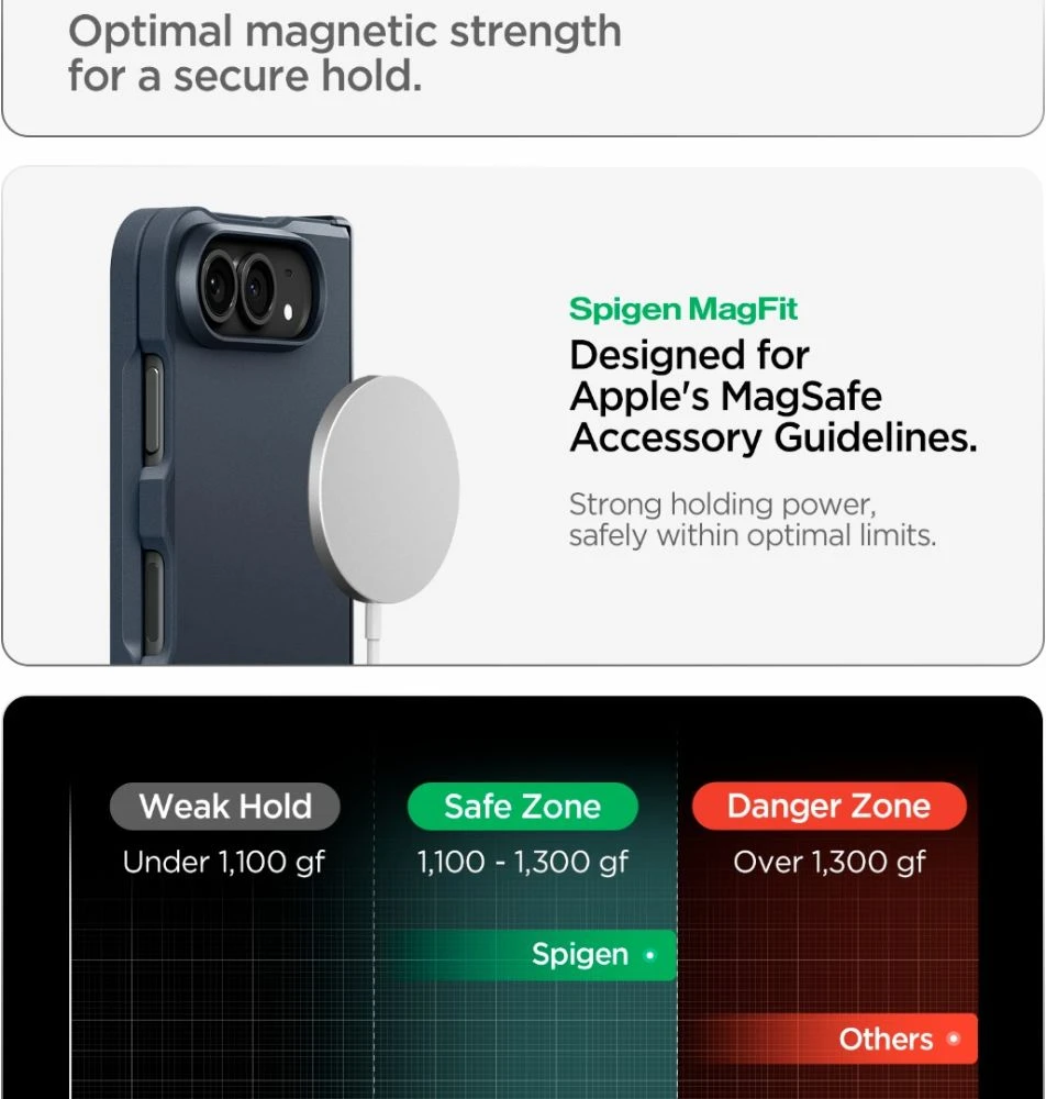 Dėklas Spigen TOUGH ARMOR MAG MAGSAFE IPHONE DUO METAL SLATE