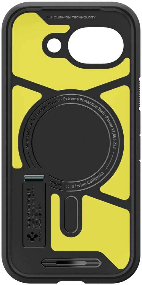 Dėklas Spigen „Tough Armor MagSafe“, „Abyss“ žalias – „Google Pixel 10a“