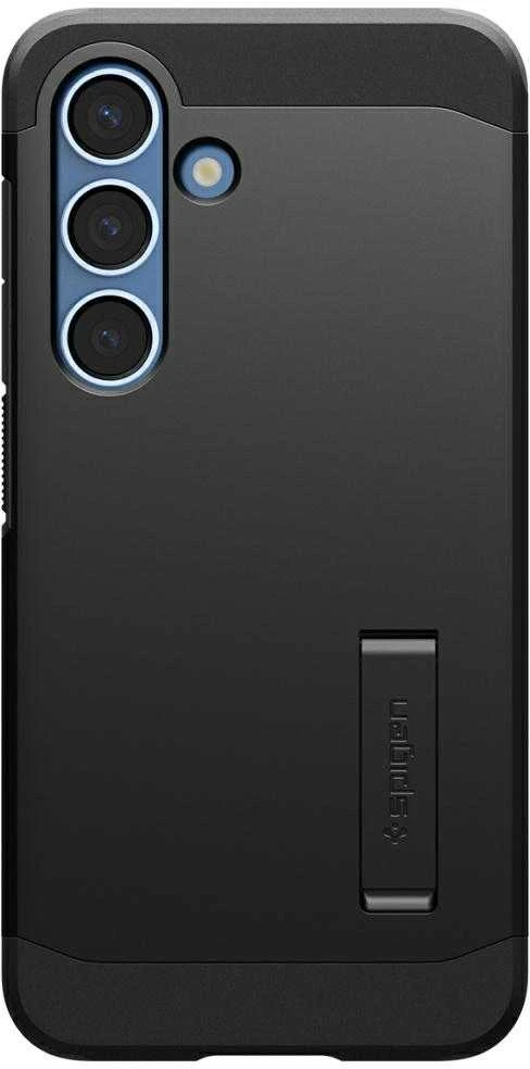 Dėklas Spigen Tough Armor MagSafe Samsung Galaxy S25 juodos spalvos