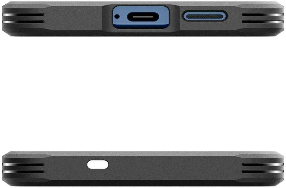 Dėklas Spigen Tough Armor MagSafe Samsung Galaxy S25 juodos spalvos