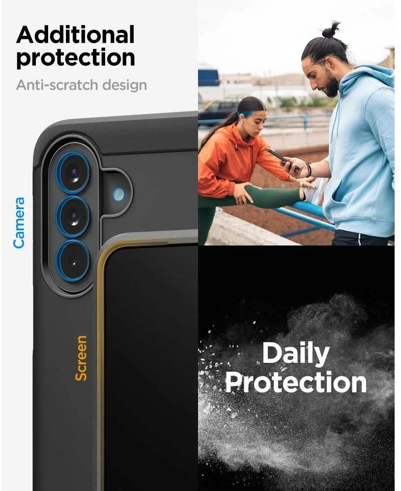 Dėklas „Spigen Tough Armor Galaxy A57 5G“ juodas