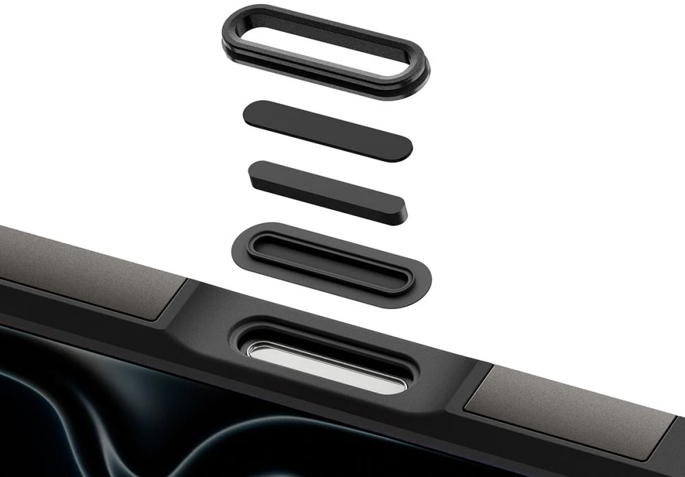 Dėklas SPIGEN case TOUGH ARMOR T compatible with MagSafe for IPHONE 18 Pro Max / 17 Pro Max gunmetal