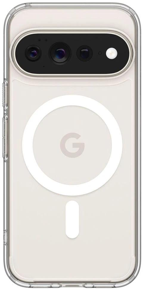 Dėklas SPIGEN ULTRA HYBRID MAG MAGSAFE GOOGLE PIXEL 11 PRO XL SKAIDRUS/Baltas