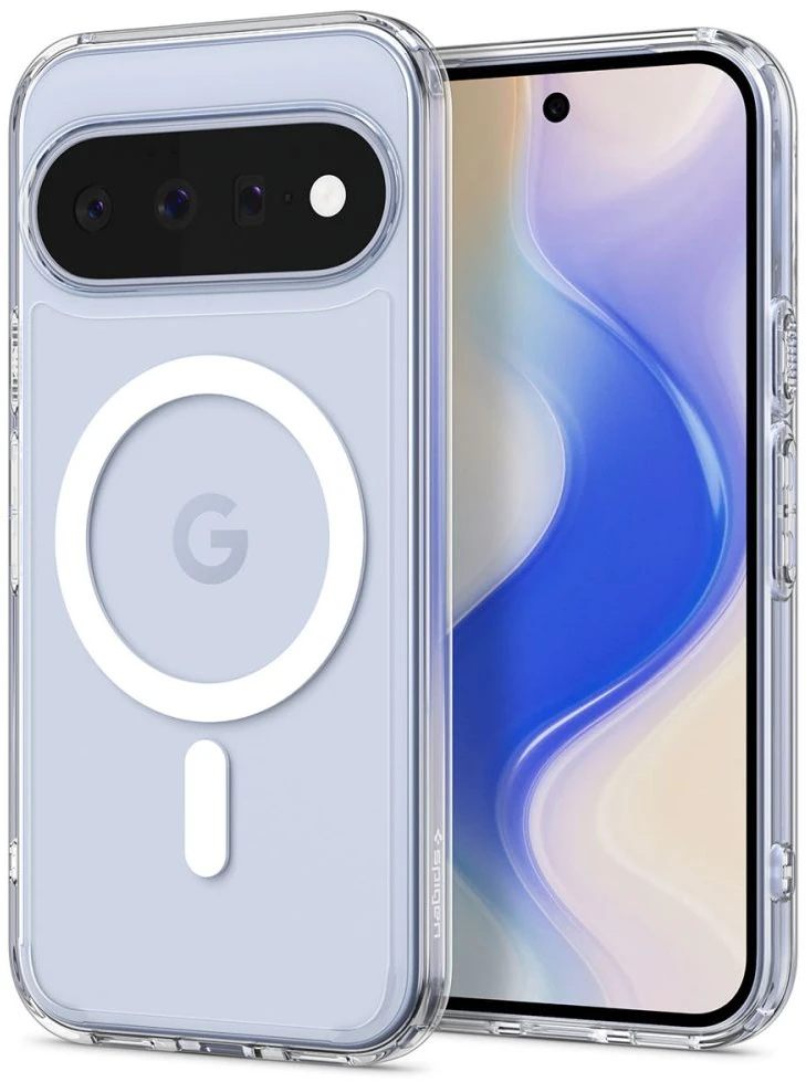 Dėklas SPIGEN ULTRA HYBRID MAG MAGSAFE GOOGLE PIXEL 11 SKAIDRUS/Baltas