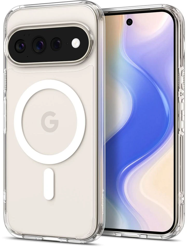 Dėklas SPIGEN ULTRA HYBRID MAG MAGSAFE GOOGLE PIXEL 11 PRO XL SKAIDRUS/Baltas