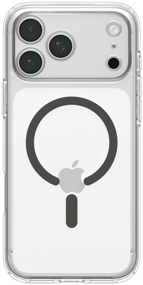 Dėklas Spigen Ultra Hybrid MagSafe iPhone 17 Pro Max / 18 Pro Max SKAIDRUS/GRAFITO
