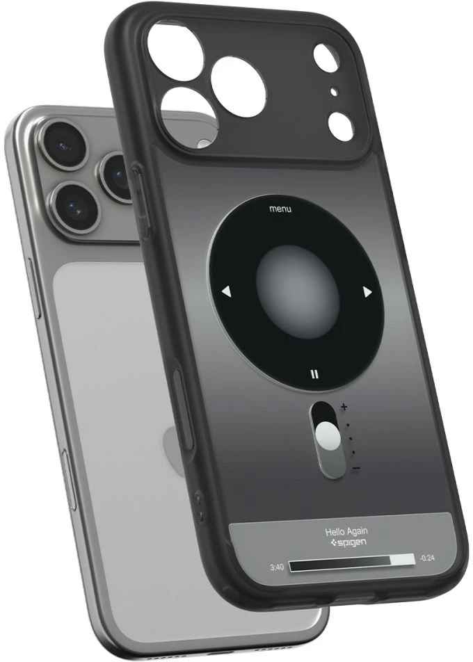 Dėklas SPIGEN case ULTRA HYBRID compatible with MagSafe for IPHONE 17 Pro/18 Pro classic juodas