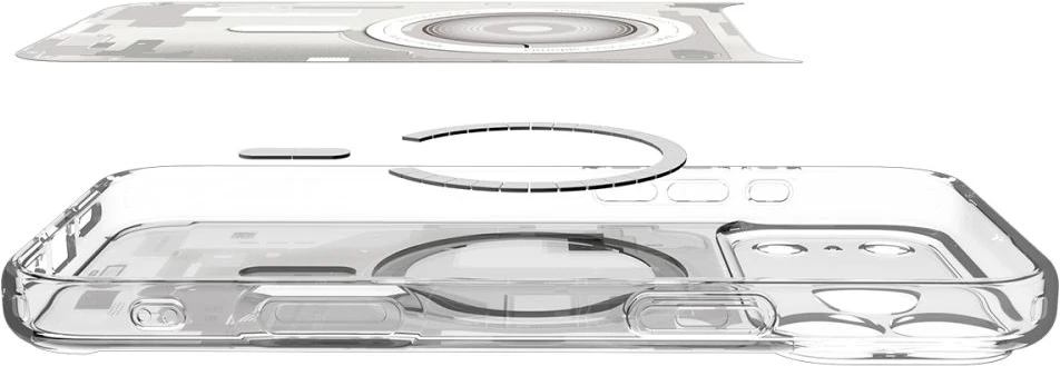 Dėklas Spigen Ultra Hybrid MagSafe iPhone 17 Pro / 18 Pro ZERO ONE Baltas