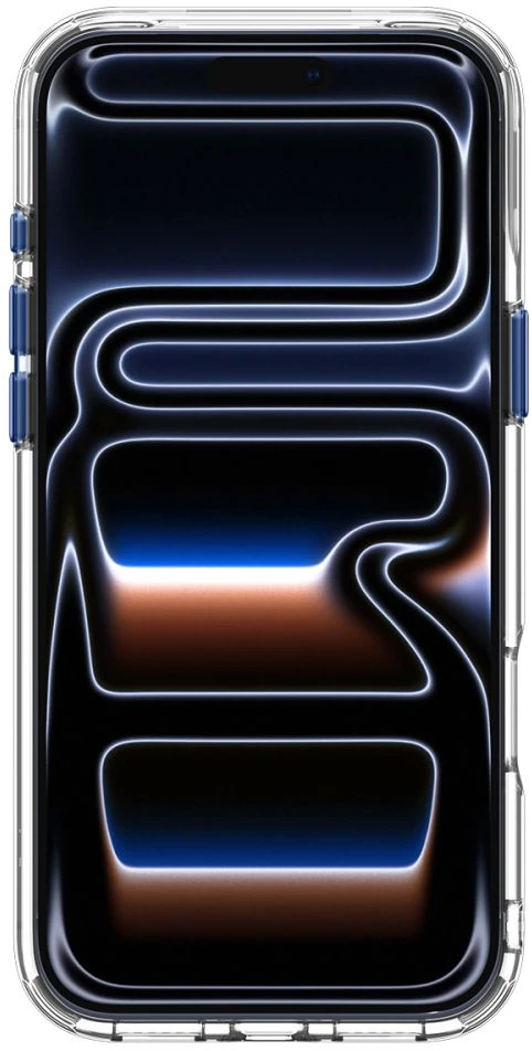 Dėklas Spigen Ultra Hybrid OPTIK S MagSafe iPhone 17 Pro Max / 18 Pro Max SKAIDRUS/TAMSIAI MĖLYNAS
