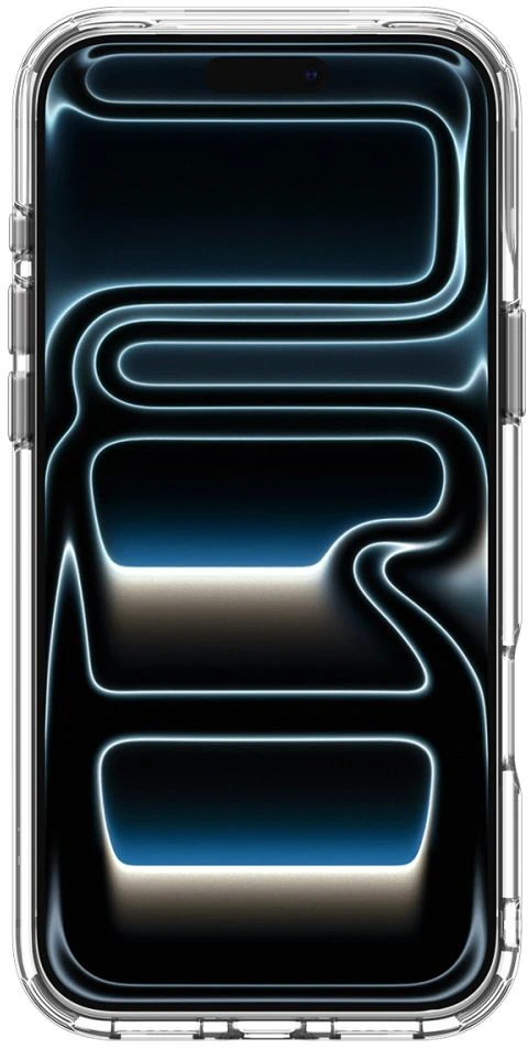 Dėklas Spigen Ultra Hybrid OPTIK S MagSafe iPhone 17 Pro / 18 Pro SKAIDRUS/SIDABRINIS