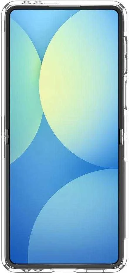 Dėklas „Spigen Ultra Hybrid Pro MagSafe“, skaidrus baltas - „Samsung Galaxy Z Flip7“