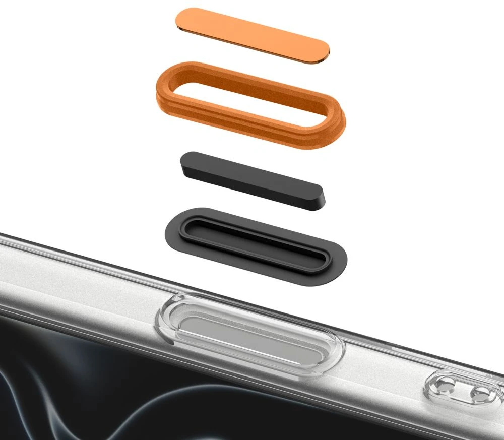 Dėklas Spigen Ultra Hybrid T MagSafe iPhone 17 Pro / 18 Pro BLIZGUS ORANŽINIS