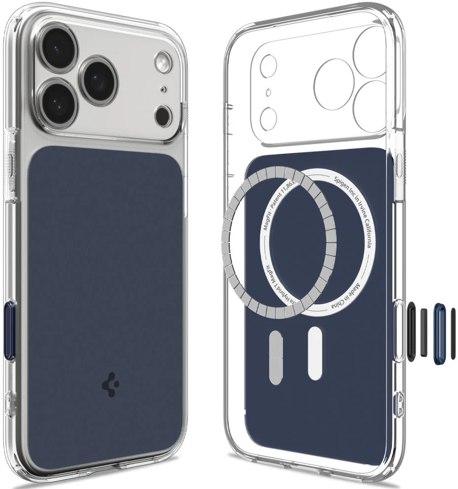 Dėklas Spigen Ultra Hybrid T MagSafe iPhone 17 Pro Max / 18 Pro Max MATINIS MĖLYNAS