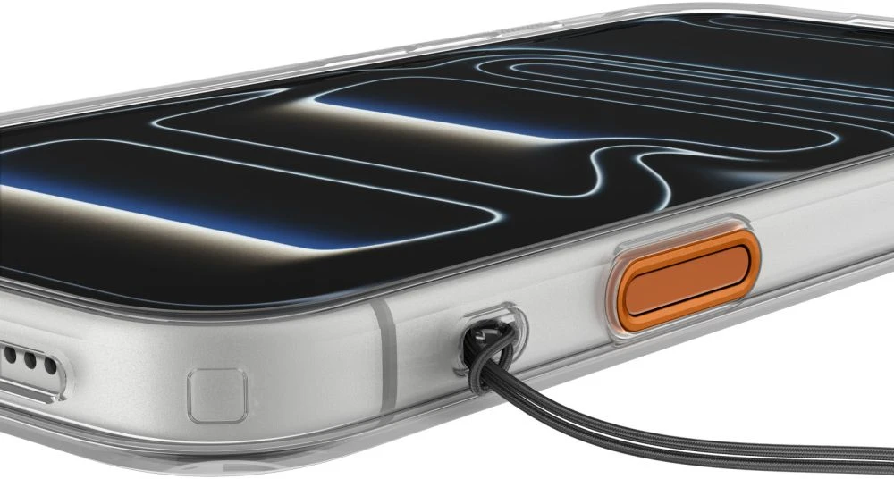 Dėklas Spigen Ultra Hybrid T MagSafe iPhone 17 Pro / 18 Pro BLIZGUS ORANŽINIS