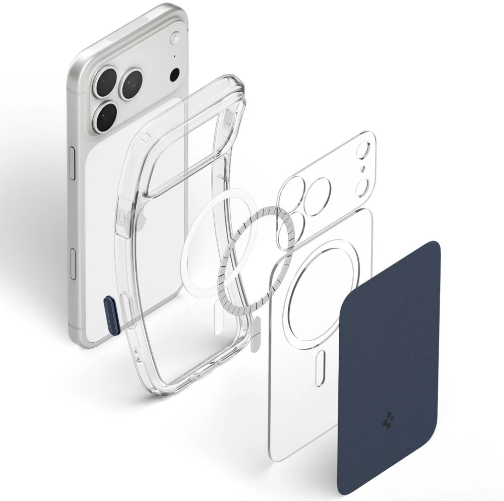 Dėklas Spigen Ultra Hybrid T MagSafe iPhone 17 Pro Max / 18 Pro Max MATINIS MĖLYNAS